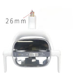 lampe dentaire blanc moderne interrupteur grille 26mm 22mm opaques plastique
