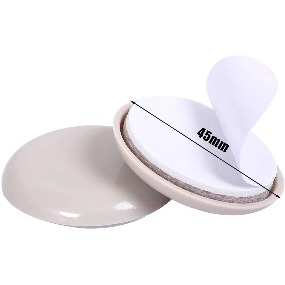 protections pieds meubles beige rondes adhésives set utilitaire 16 pieces 25mm 32mm 38mm