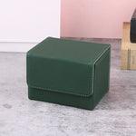 boîtes rangement pliantes simili cuir rouge verte violette grise noire moderne
