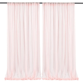 rideau fond polyester translucide rose blanc opaque vert événementiel mariage festif