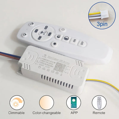 Transformateur LED intelligent 2.4G avec télécommande pour ruban LED