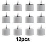 éclairage solaire led bougie blanche moderne sans flamme étanche jardinextérieur autonomepose