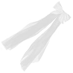 voile mariée femme blanc tulle fin classique clips métalliques longueur épaules adulte cascade