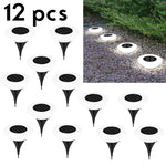 lumière solaire led moderne autoadhésive extérieure blanc ip65 12vacs 4pcs 8pcs
