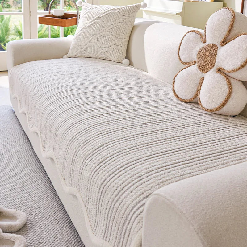 coussin canapé beige clair motif géométrique moderne salon fauteuil canapé modulaire