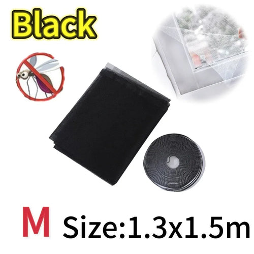 filet anti moustiques adhésif blanc translucide maille fine fenetre protection insectes moderne rouleau ciseaux