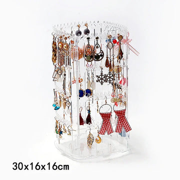 boîte bijoux transparente moderne couches portable organisation rangement maquillage acrylique