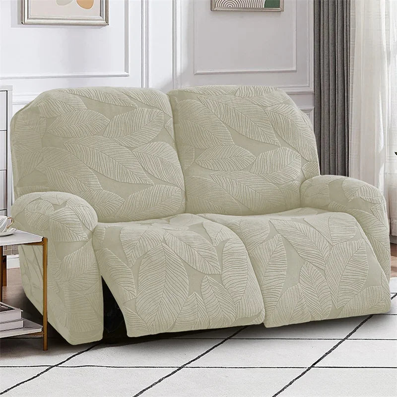 housses canapé vert olive feuilles imprimées moderne adhésif lavable printemps été