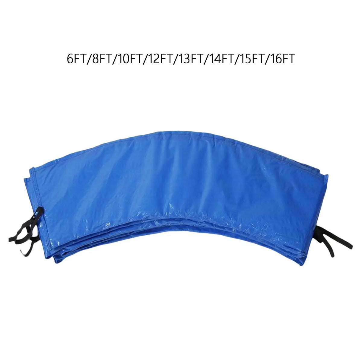 tapis trampoline bleu texture tissée moderne imperméable protection ressortsextérieur 10ft 12ft 14ft