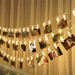 décoration noël guirlande led clip transparent moderne 10leds 20leds 3m
