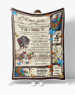 Couverture personnalisée prénom dans chambre moderne