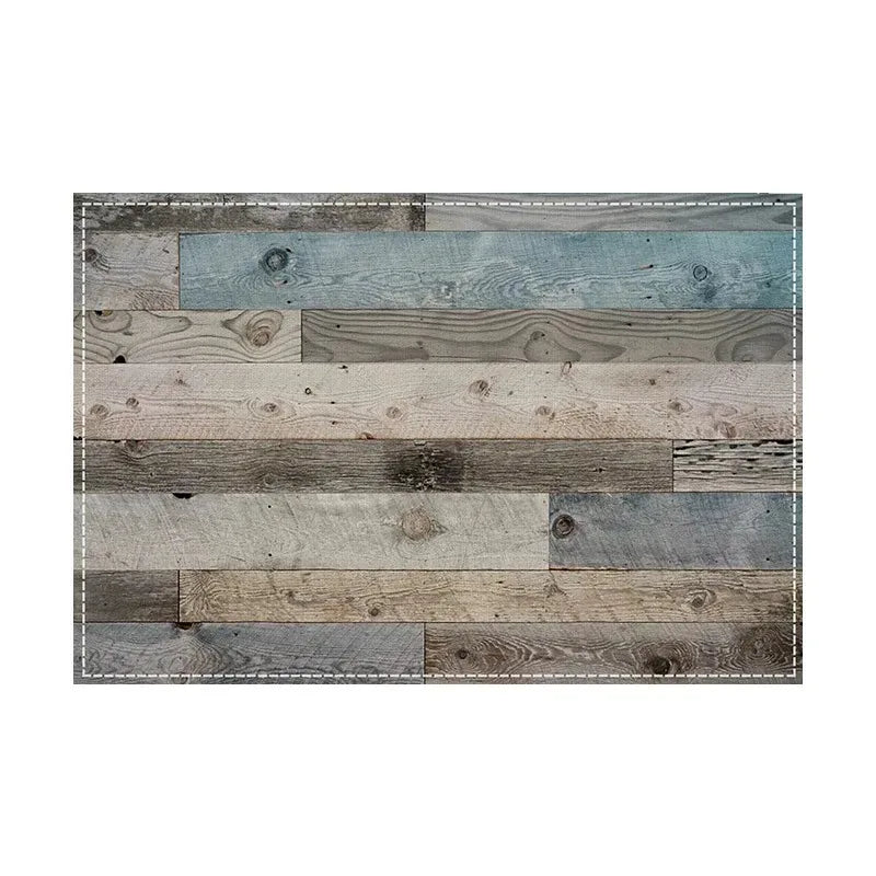 tapis table lin fleurs motifs géométriques rustique naturel 45x30cmversible écologique