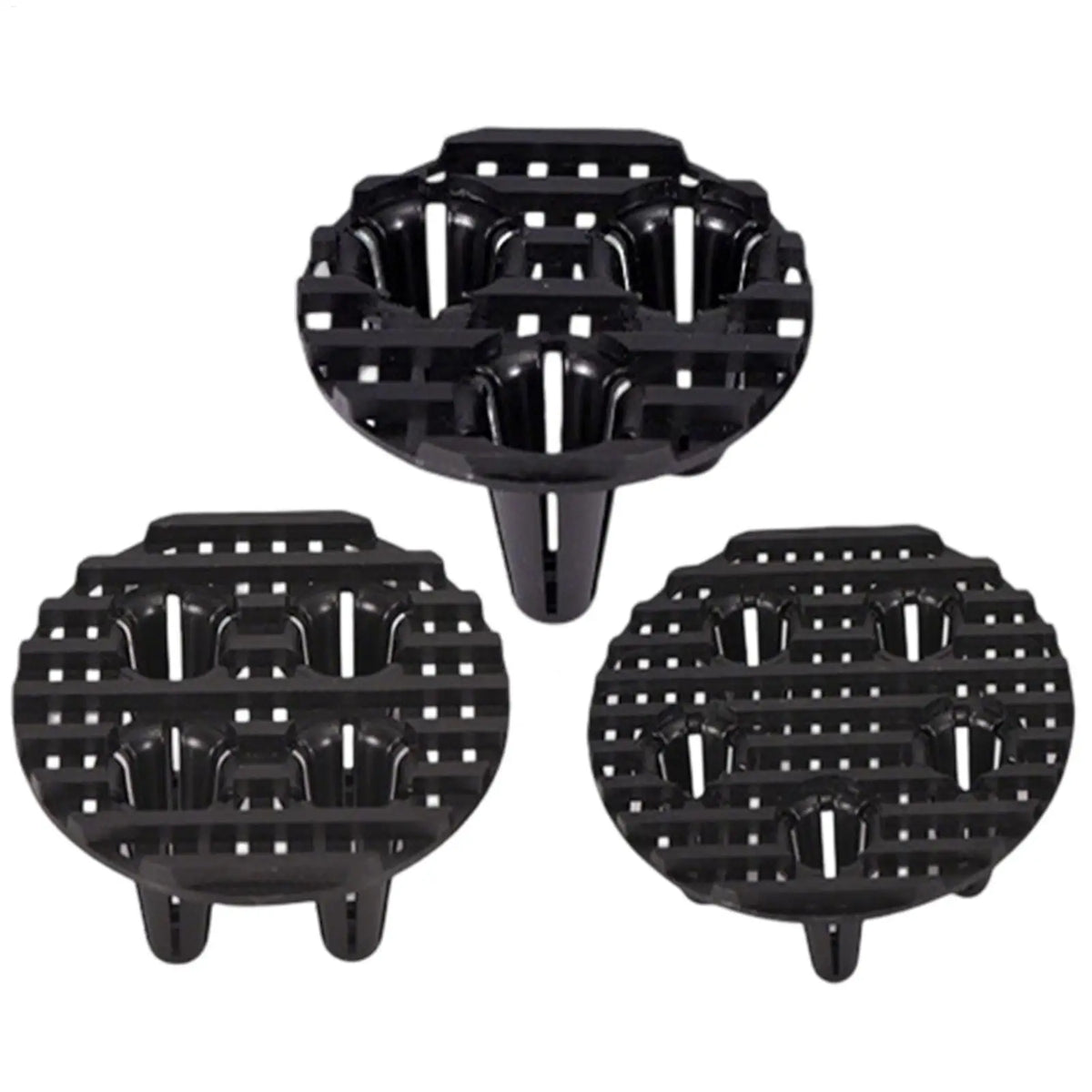 coussinets perforés protection racines pots fleurs anti moisissure utilitaires jardinage noirs