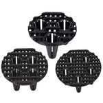 coussinets perforés protection racines pots fleurs anti moisissure utilitaires jardinage noirs