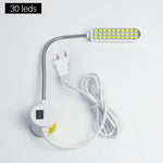 lampe flexible blanc moderne aimant adhésif interrupteur câble prise us eu led adjustable