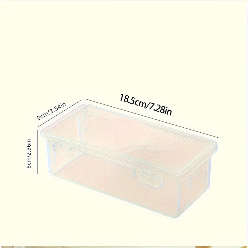 lot boites rangement plastique transparentes couvercles crayons feutres maison