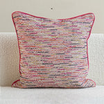 housse coussin boho chic motif floral géométrique coton polyester 45x45cm 30x50cm decoration canapé voiture