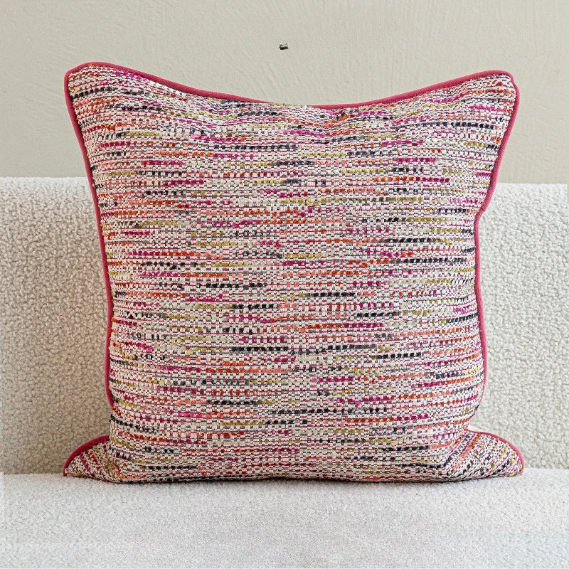 housse coussin boho chic motif floral géométrique coton polyester 45x45cm 30x50cm decoration canapé voiture