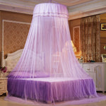 rideau lit transparent rose clair classique blanc vert pastel violet