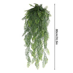 plantes artificielles suspendues vert feuilles fines moderne cordelette mariage anniversaire baby shower