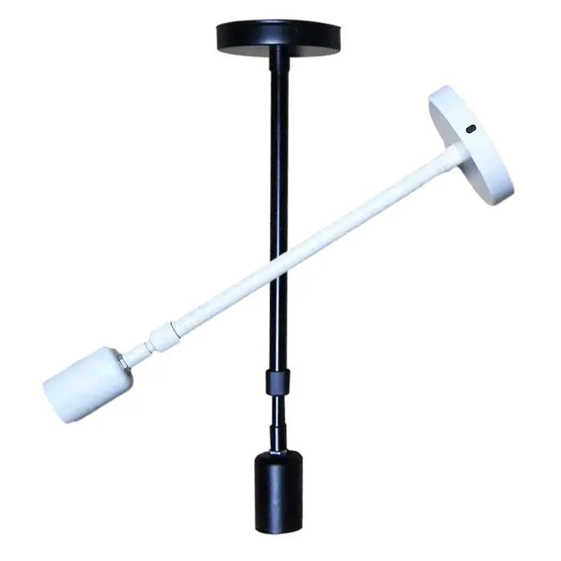 suspension lumineuse moderne éclairage noir blanc réglable métal minimaliste chambre étude