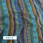 tissu coton lin motifs géométriques ethniques rouge bleu printemps automne hiver mariage fêtes traditionnel