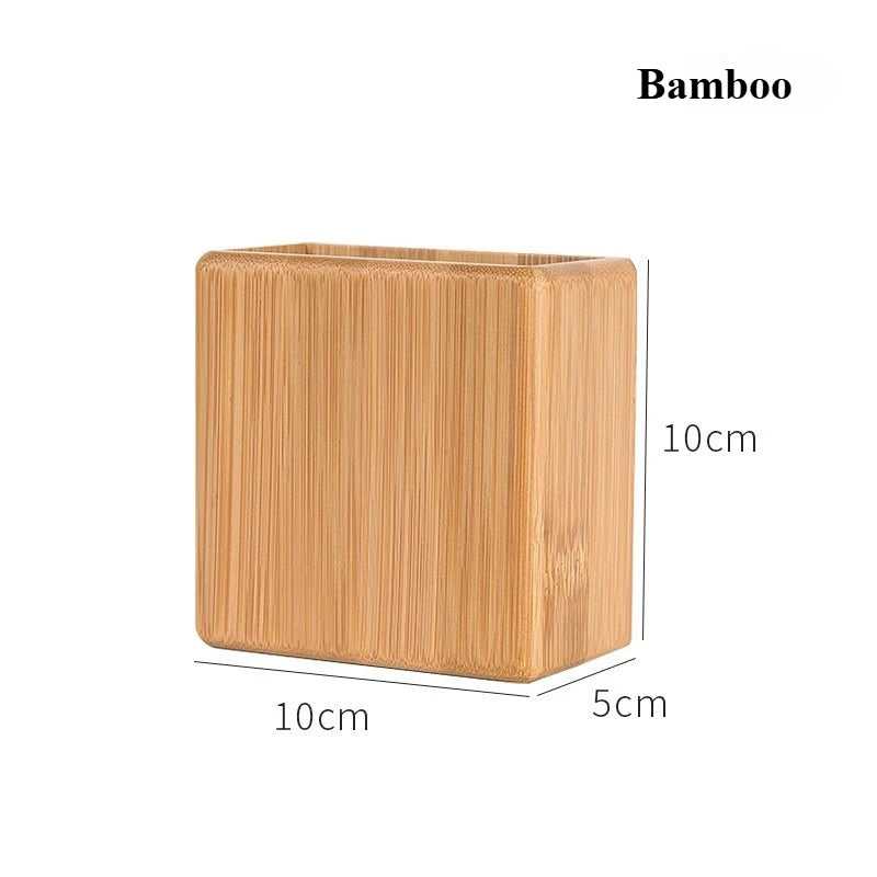 boîtes rangement bois adhésif minimaliste smartphone stylo ciseaux électronique opacité naturelle grain