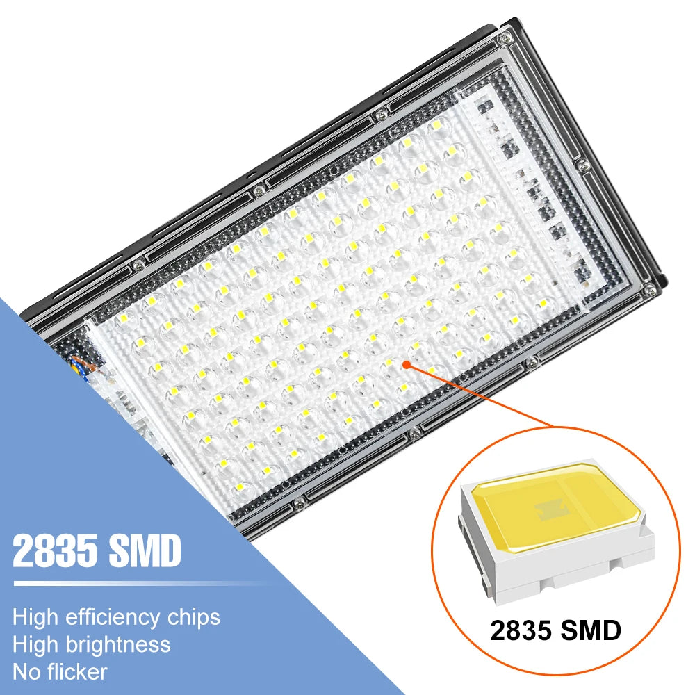 projecteur led super lumineux extérieur angle réglable éclairage public moderne étanche 180