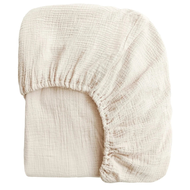 draps lit bébé coton doux imprimés fleurs points rose pâle vert pastel