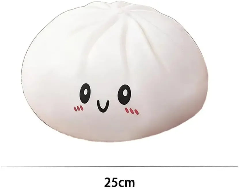 coussin blanc visage mignon oreilles noires sourire rouge décoratif chambre tendance anti stress doux