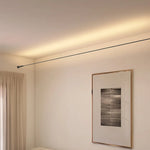 support lumineux linéaire moderne noir 1m 2m 3m 5m 8m 10m led diy salon