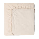 draps lit bébé coton 100% beige rose jaune rayures géométriques simple doux