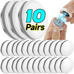 poids magnétiques rideau blanc moderne adhésif 10 paires 4cm 1cm rechargeable étanche