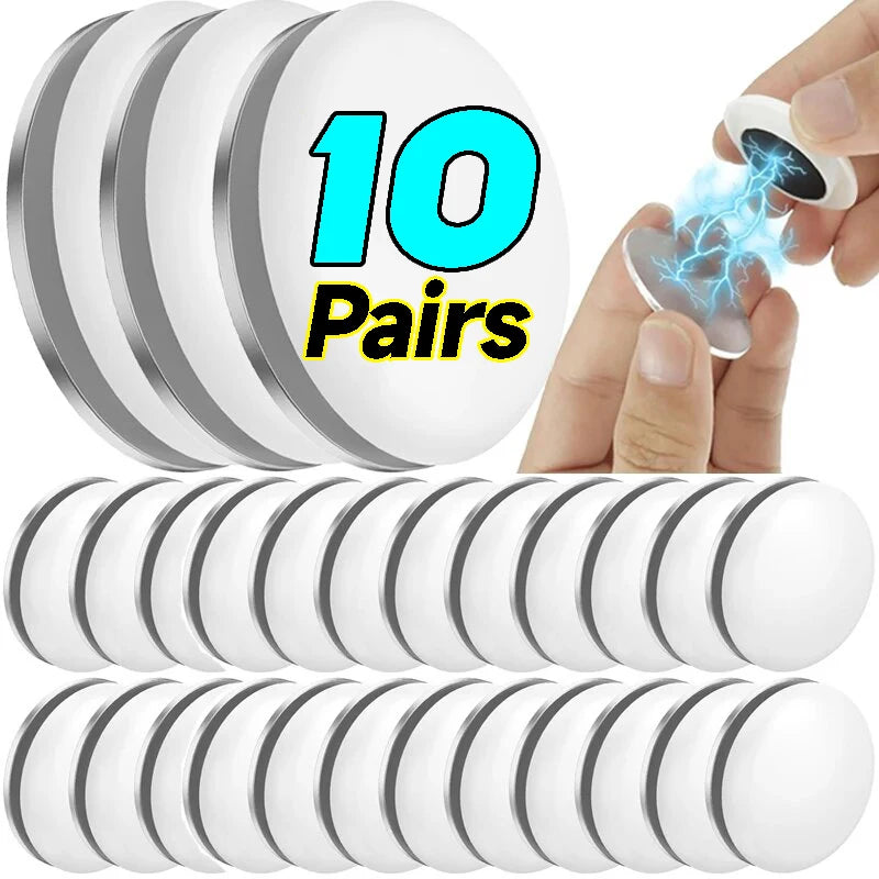 poids magnétiques rideau blanc moderne adhésif 10 paires 4cm 1cm rechargeable étanche