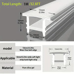 couverture silicone ruban led blanc moderne adhésif doux contemporain 1000cm 100cm 200cm