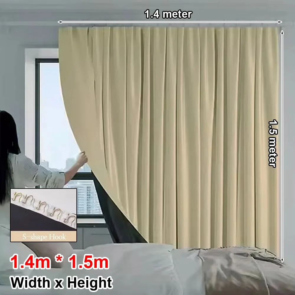 rideau romain moderne tissu polyester plissé beige opaque fenêtre