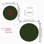 tapis rond moderne carte monde animaux motifs floraux bébé salon 80x80cm 120x120cm polyester