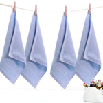 serviettes bain coton texturées rose bleu clair gris serviettes toilette moderne salle bains