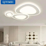 lustres led modernes blanc beige ovale circulaire aluminium flux lumineux 2000 82000 interrupteur bouton
