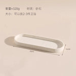 ensemble salle bain moderne brosse dents pot dentifrice distributeur savon blanc crème grain ciment