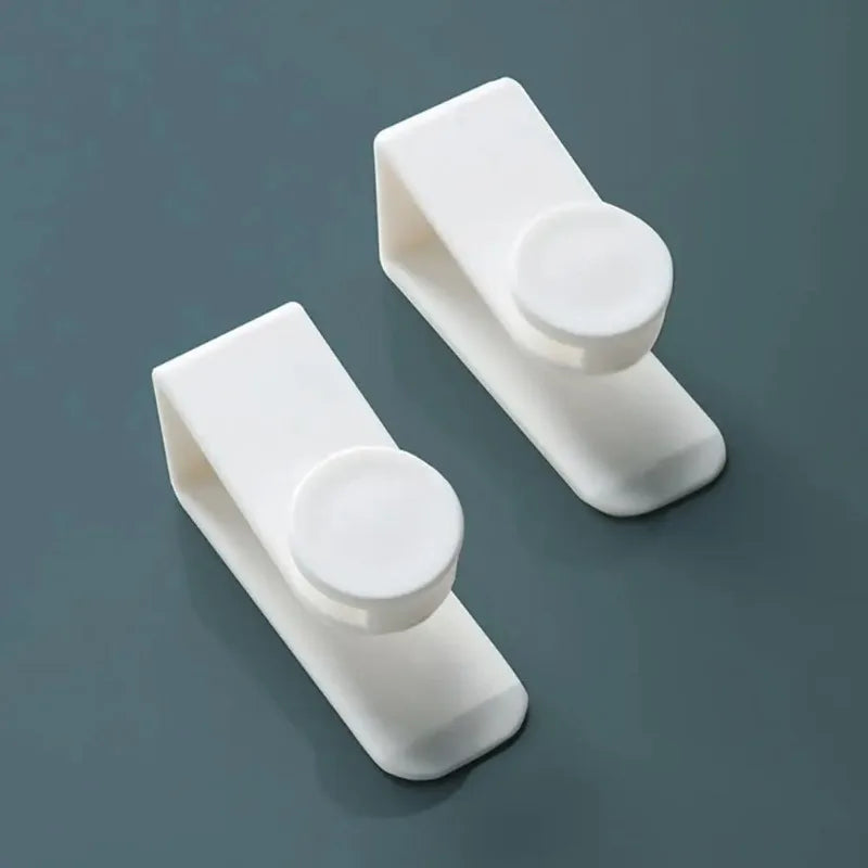 porte torchons moderne crochet blanc porte sacs plastique accroche serrail fixe meuble cuisine utilitaire