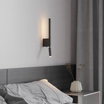 lampe murale moderne minimaliste réglable blanc noir contemporaine fixée mur led