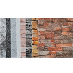 panneaux decoratifs murals multicolores aspect pierre naturelle modernes adhesifs 35x38.5cm deco rouleau