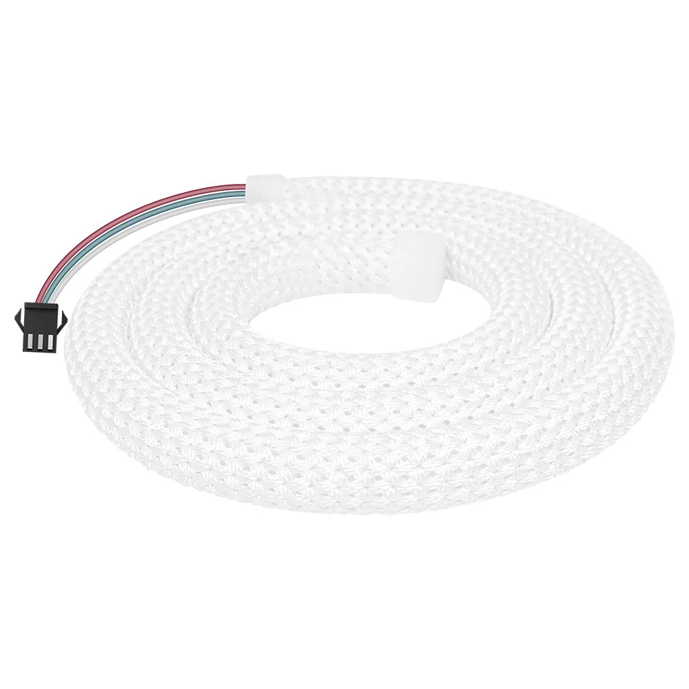 tube néon flexible maille fine vert rose bleu jaune moderne led rgbic ws2812b