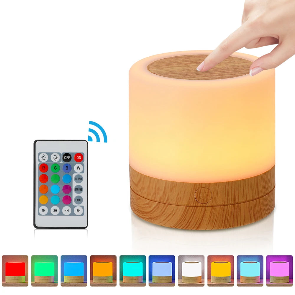 lampe table portable blanc translucide texture bois moderne bluetooth rechargeable via usb