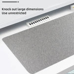 tapis souris tissé fin gris bleu clair moderne adhésif jeu 600x300mm 700x300mm 800x400mm