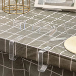 supports nappe transparents modernes adhésifs plastique intérieur extérieur pièces