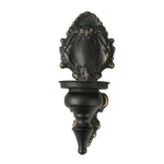 bougeoir mural ornements baroques blanc or noir decoration vintage classique maison