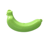 boîte rangement porte banane clips moderne imprimé bananes couleurs vert jaune rose