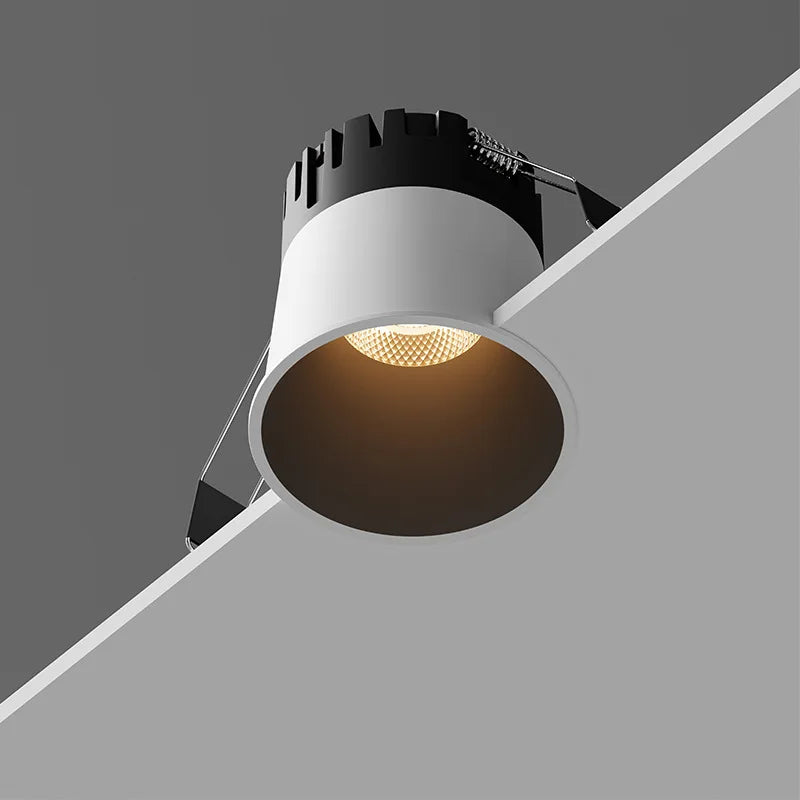 Spot LED moderne blanc noir 75mm 249lm 2700k 6500k DALI dimmable(touch) aluminium